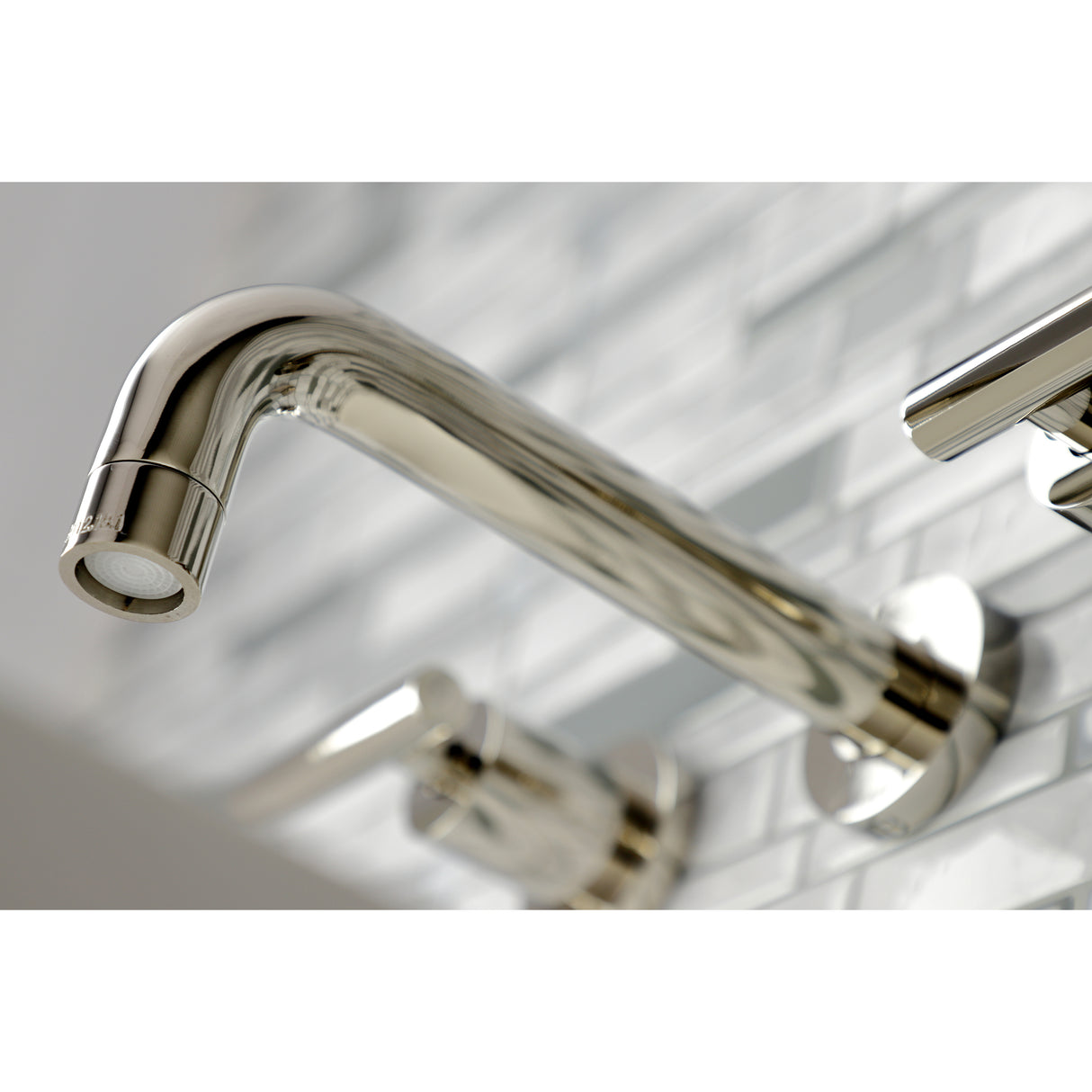 Manhattan 2-Handle 8 inch Wall Mount Bathroom Faucet