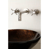 Millennium Two Handle Wall Mount Bathroom Faucet