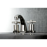 Millenium 8 In. Two-handle 3-Hole Deck Mount Widespread Bathroom Sink Faucet