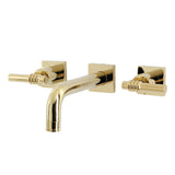 Milano Two-Handle Wall Mount Bathroom Faucet