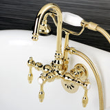 Tudor Wall Mount Clawfoot Tub Faucet