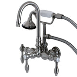 Tudor Wall Mount Clawfoot Tub Faucet